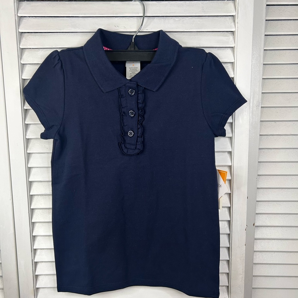 Gymboree Navy Blue Kids Polo Shirt size 6
